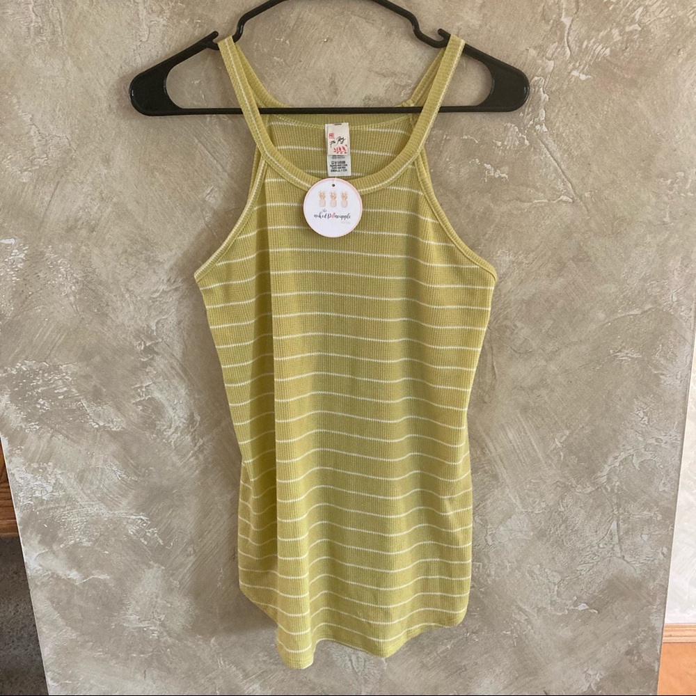 7th Ray Striped Tank Top Small NWT